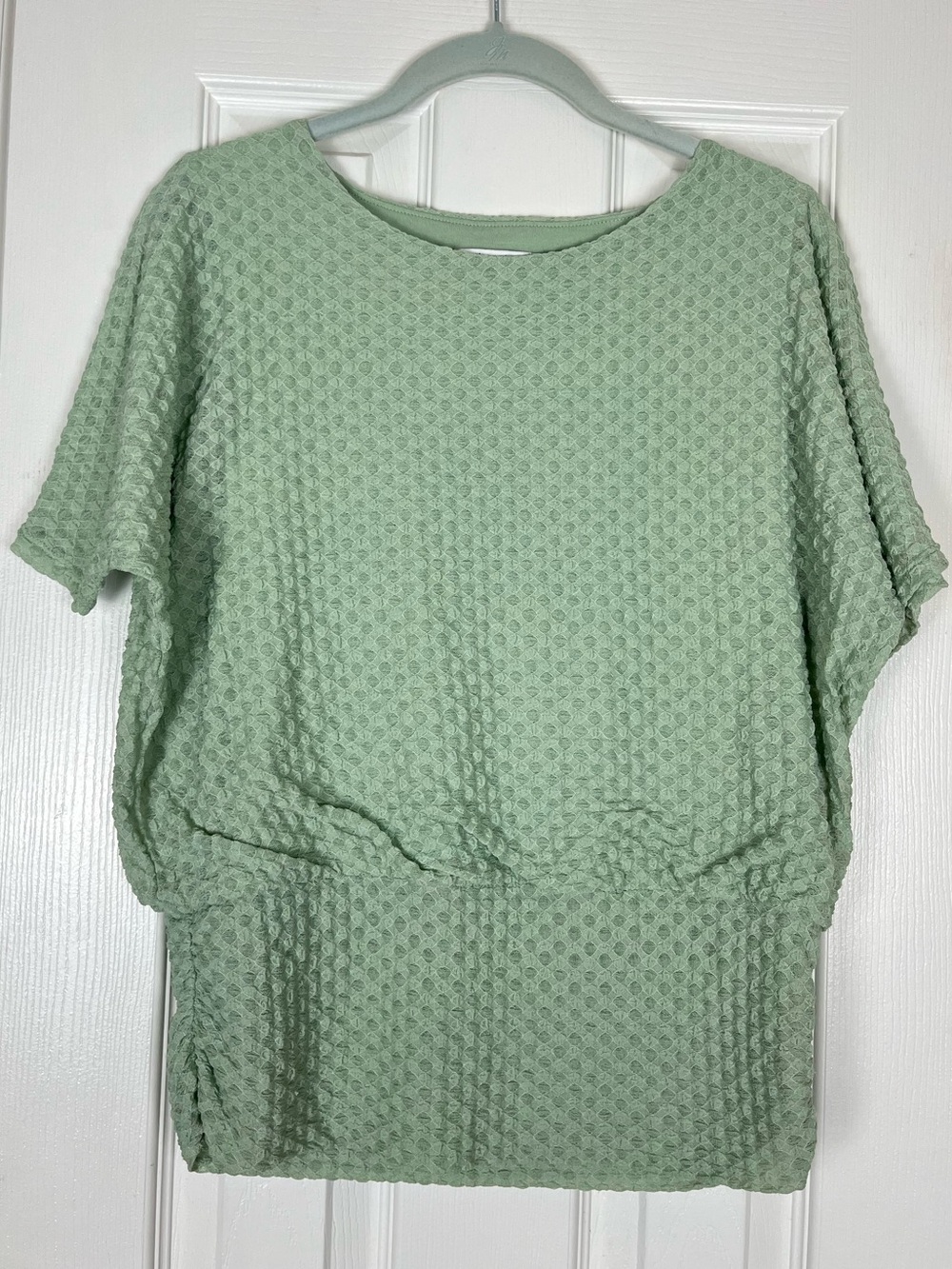 Chico’s Jacquard Knit Banded Hem Top Sz M / Chico’s Sz 1